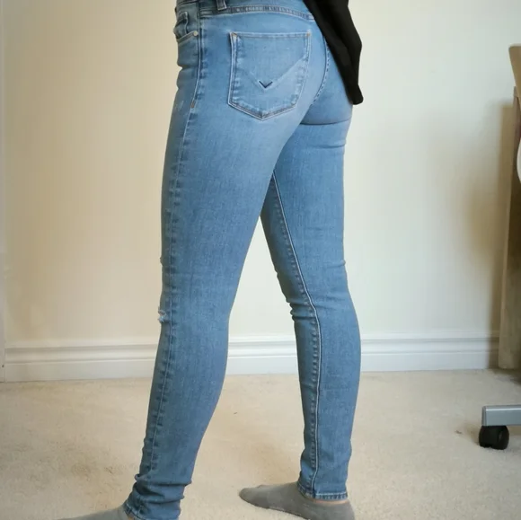 Hudson Skinny Ripped Jeans - Picture 3 of 7